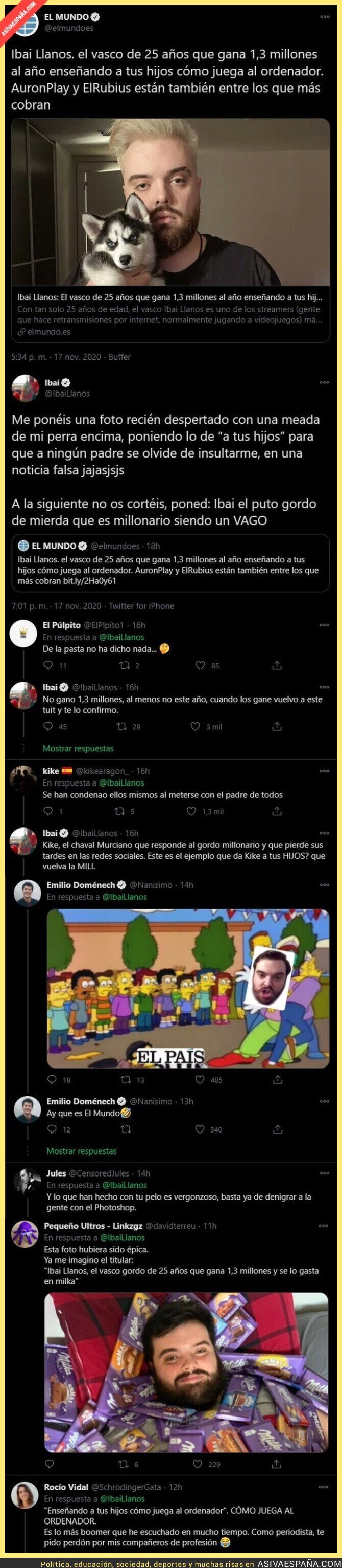  ASÍ VA ESPAÑA  Ibai Llanos responde de forma tajante a ...