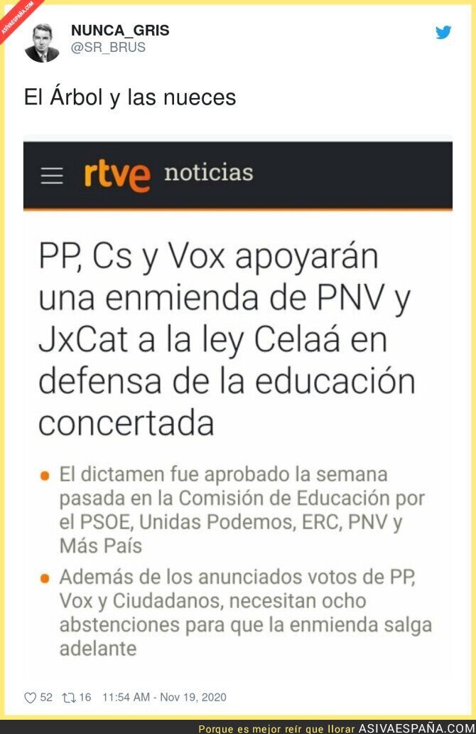 PNV y JxC son igual deque PP and Co