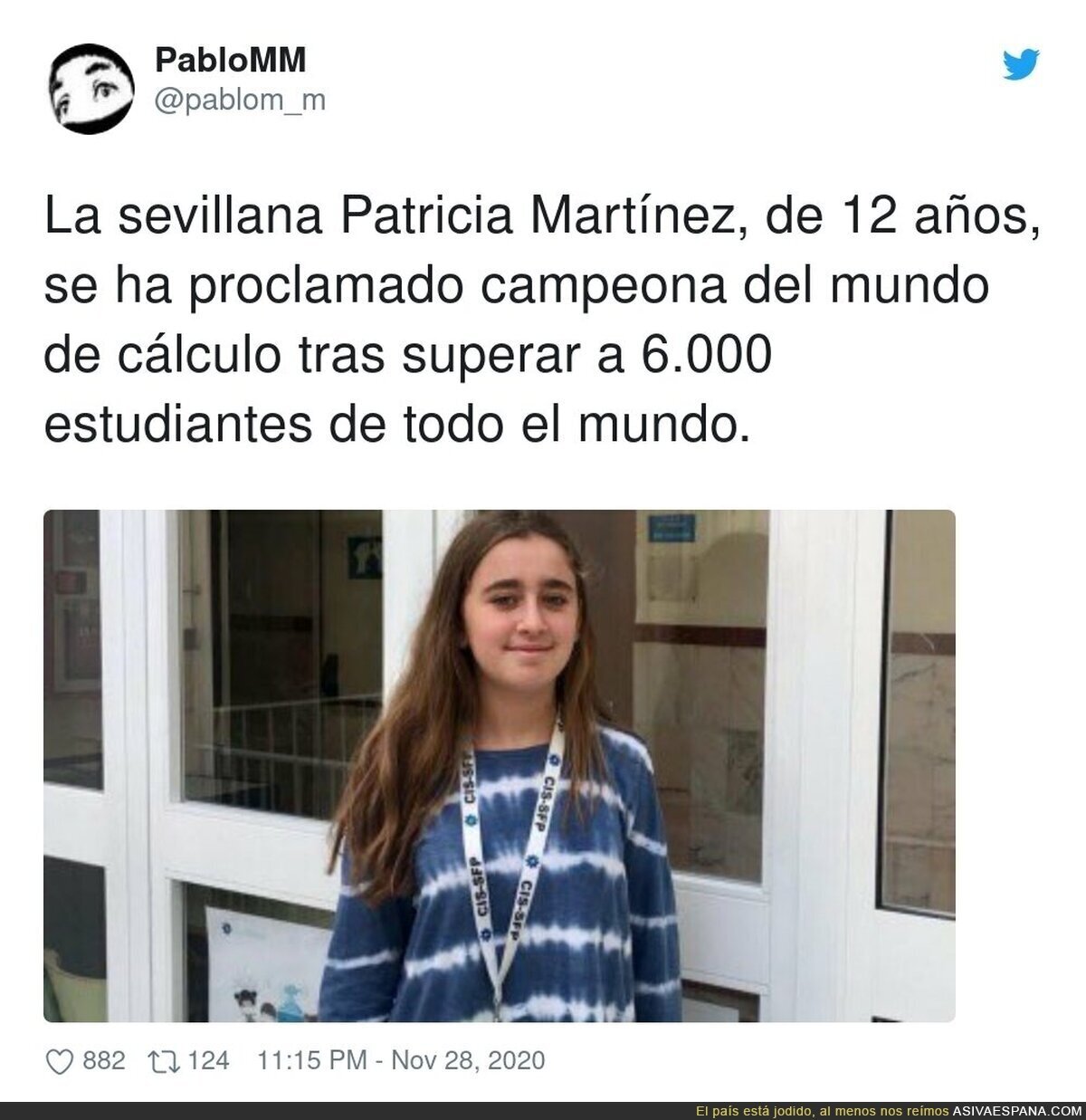 En la era de los ordenadores es genial que gente tan joven siga practicando y esforzándose con el cálculo mental