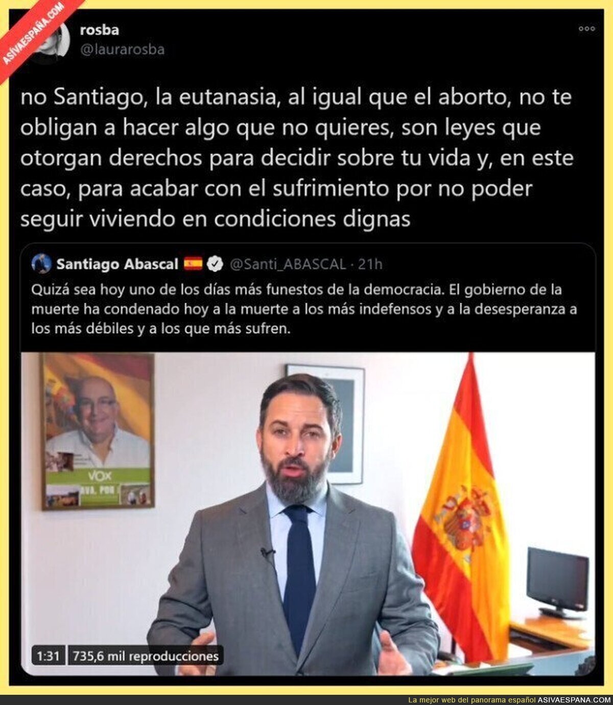 Santiago Abascal no deja de mentir