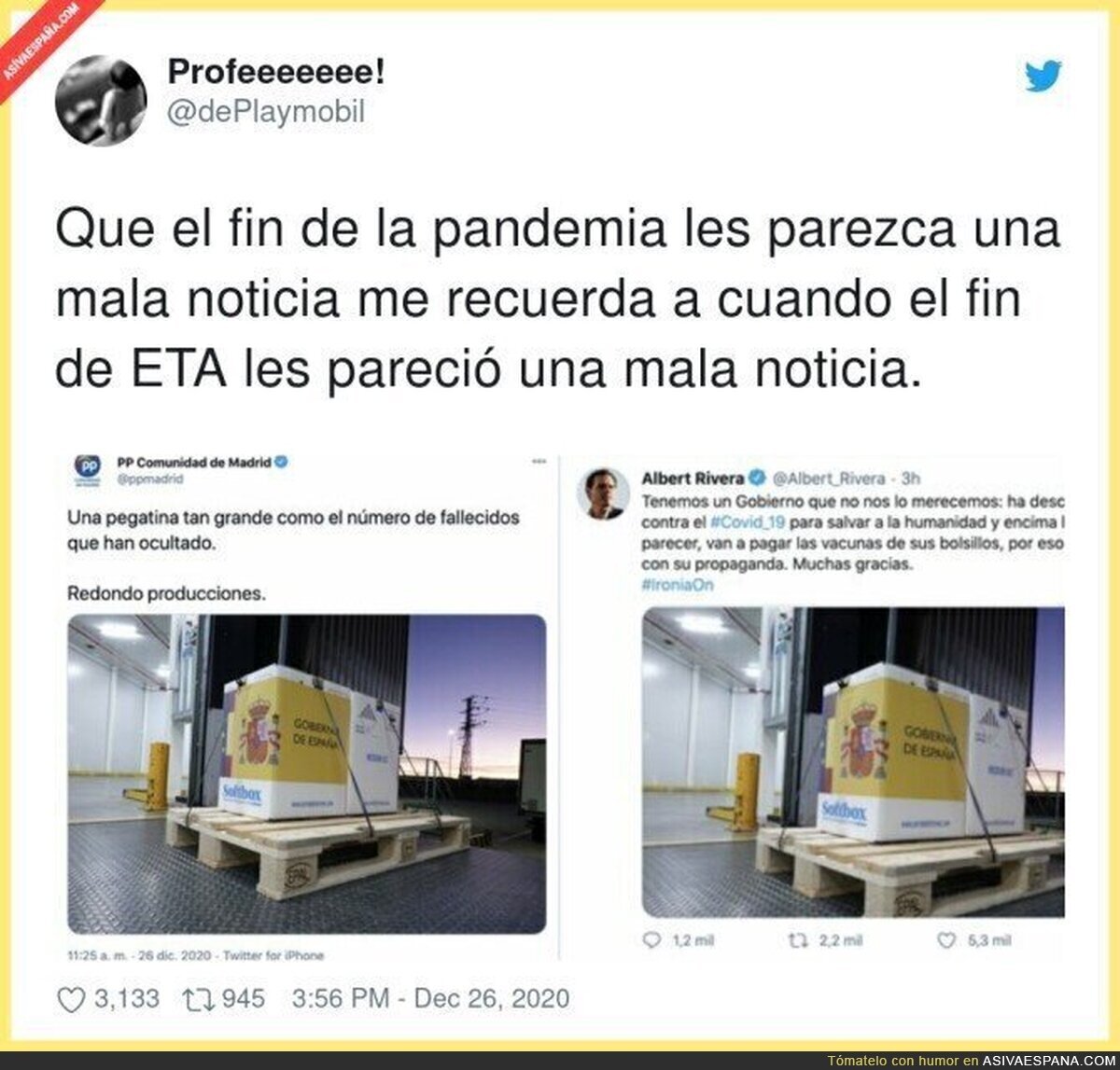 Así es la derecha de España con la llegada de la vacuna a España