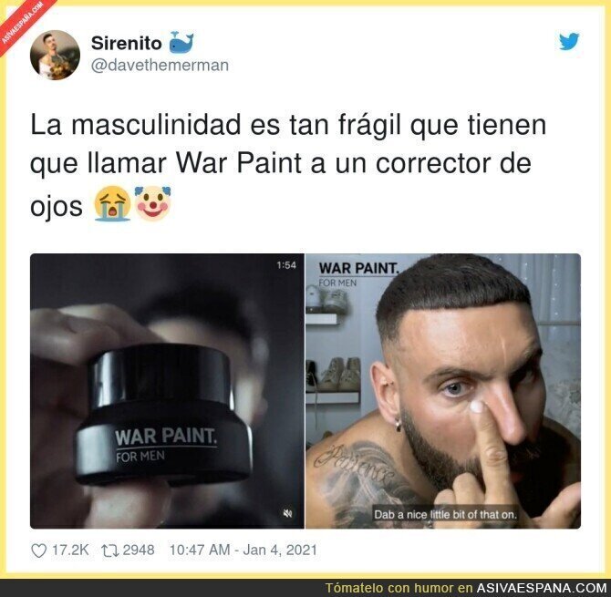 Y para rematar añaden FOR MEN
