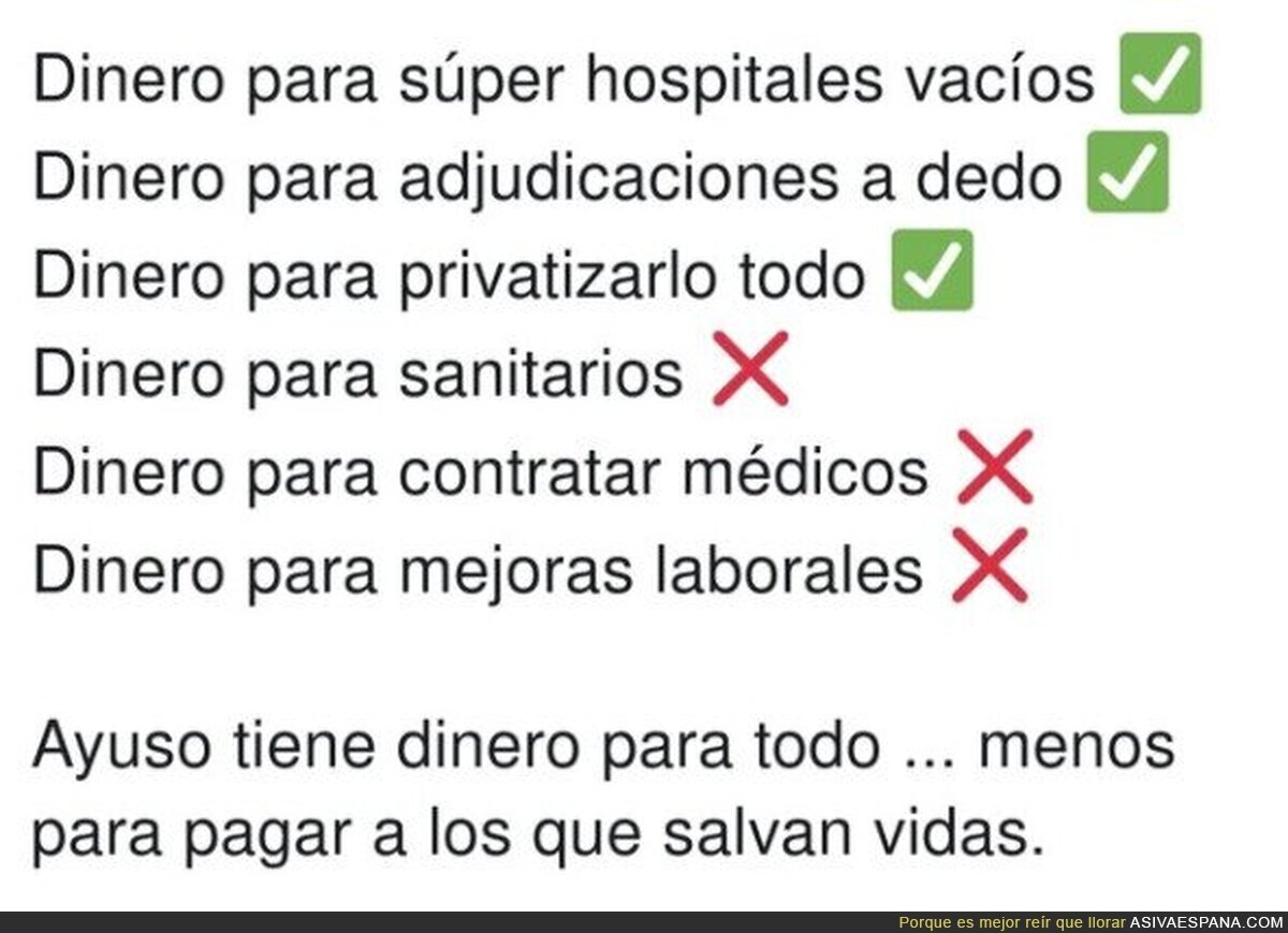 Simplemente la gestión de Isabel Díaz Ayuso