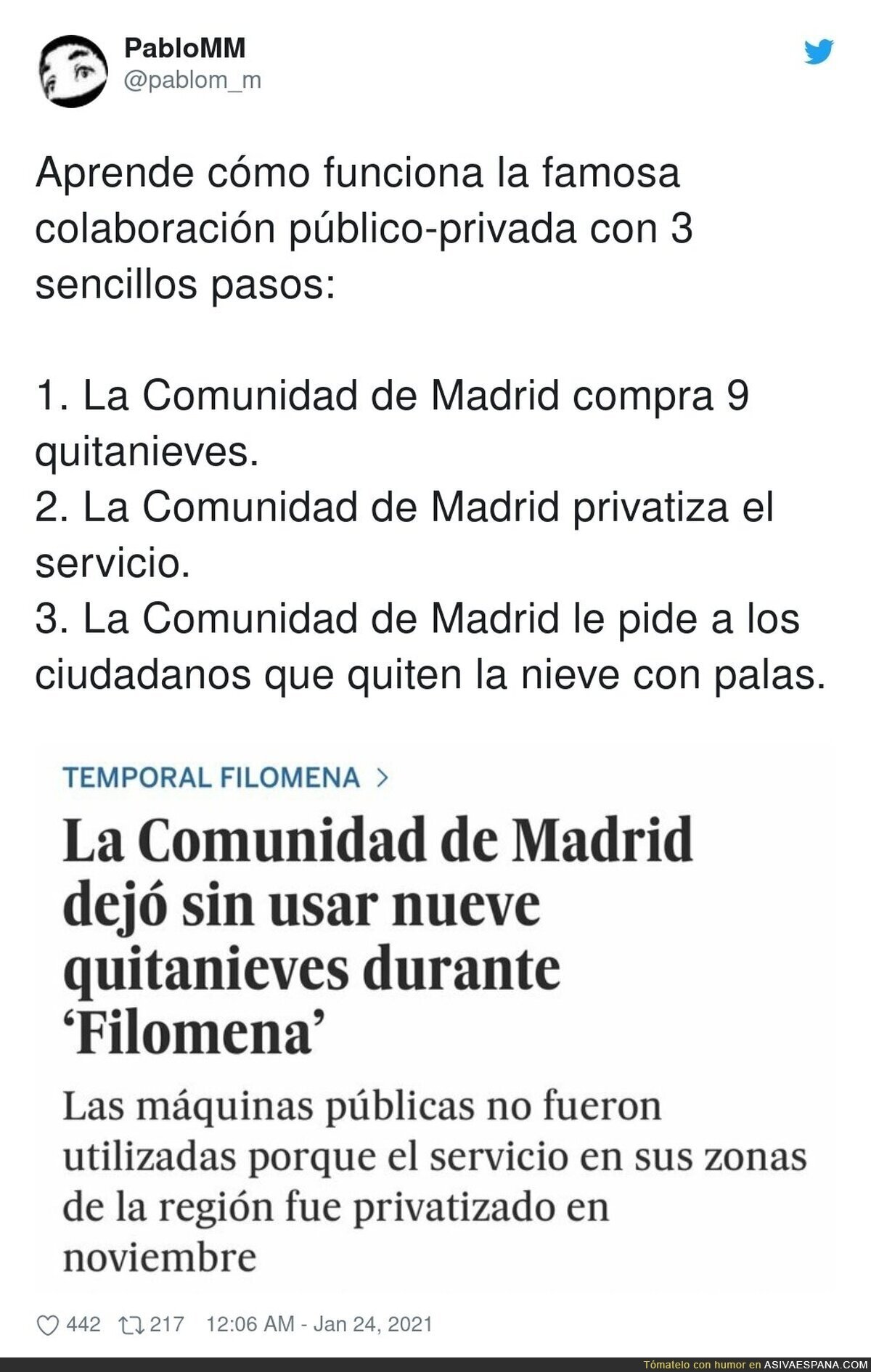 Madrid es un desastre