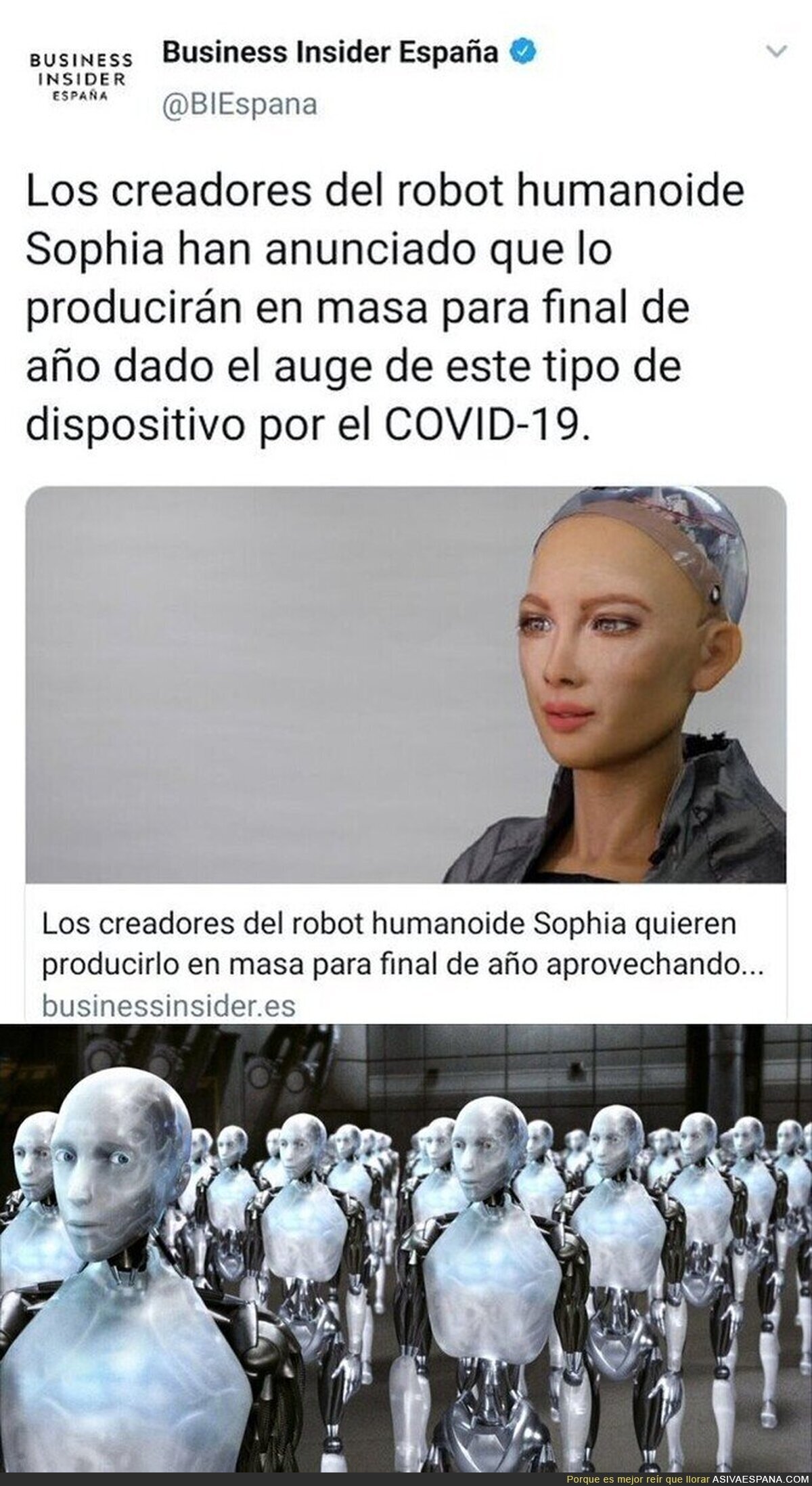 Se viene la invasión robot