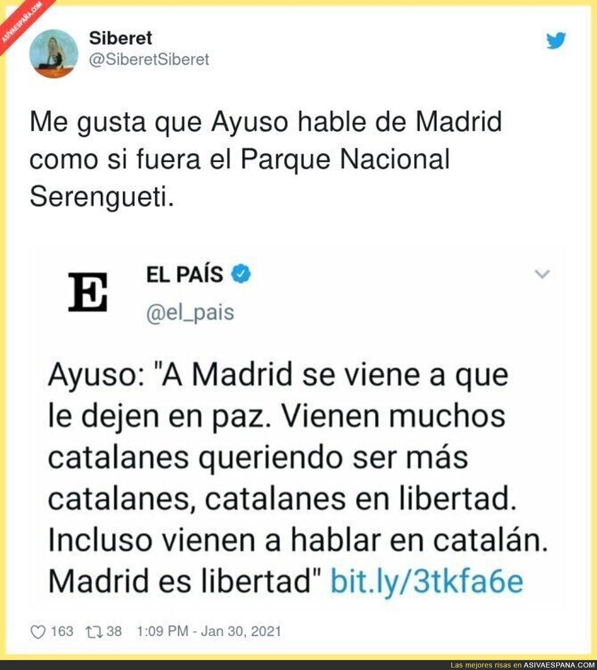 Madrid es la libertad que falta en otros lados