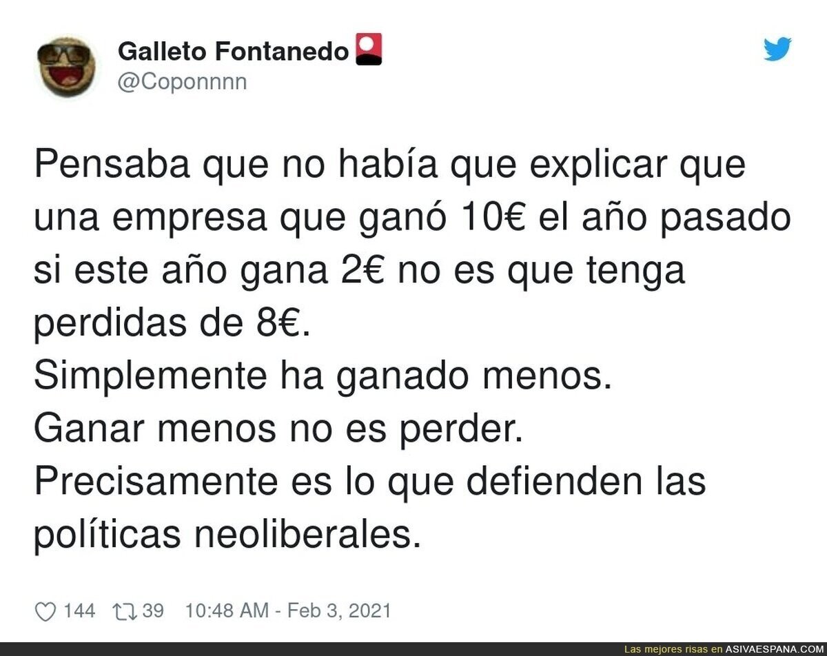 Una breve clase de economía