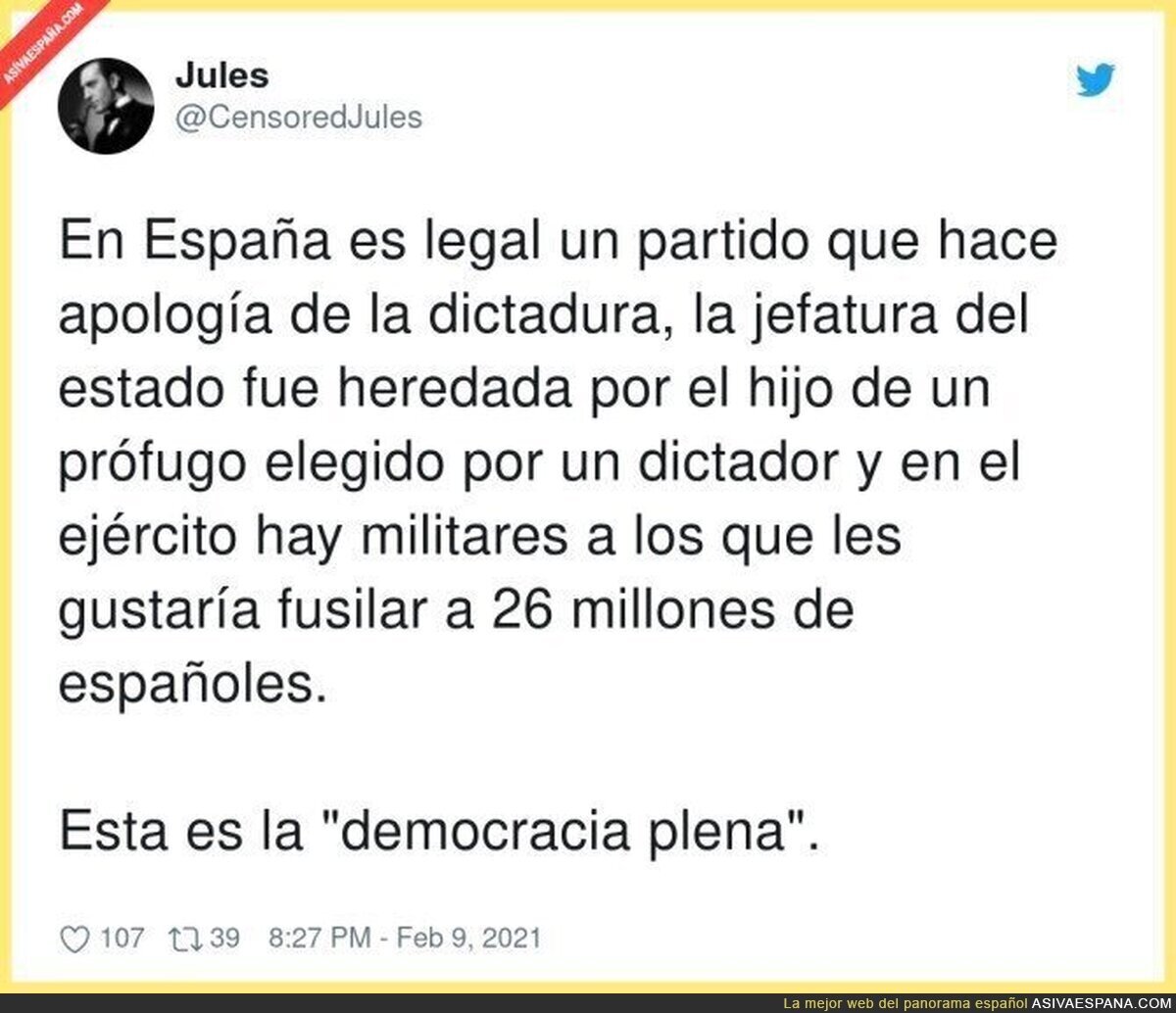 La democracia plena española