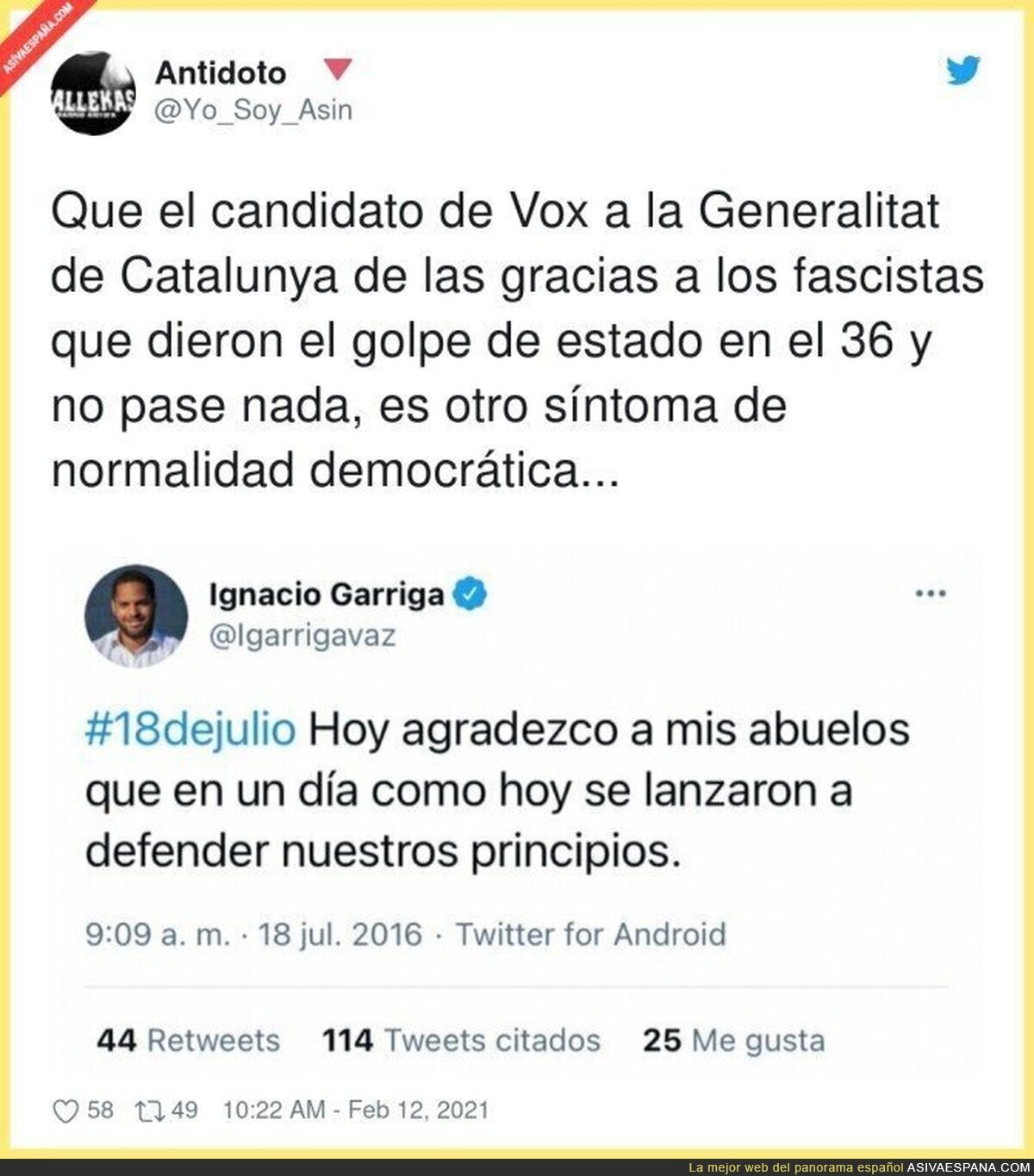 Es muy grave lo de Ignacio Garriga