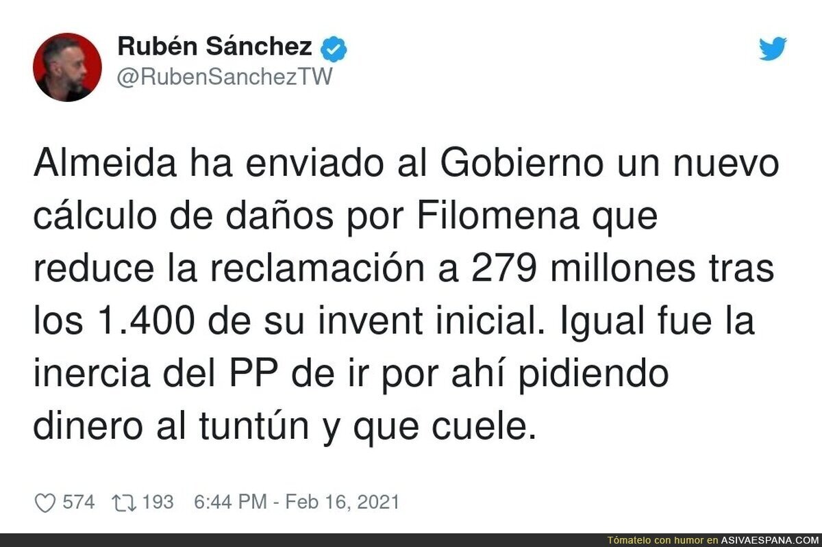 Madrid intentó estafar al Gobierno con el Filomena