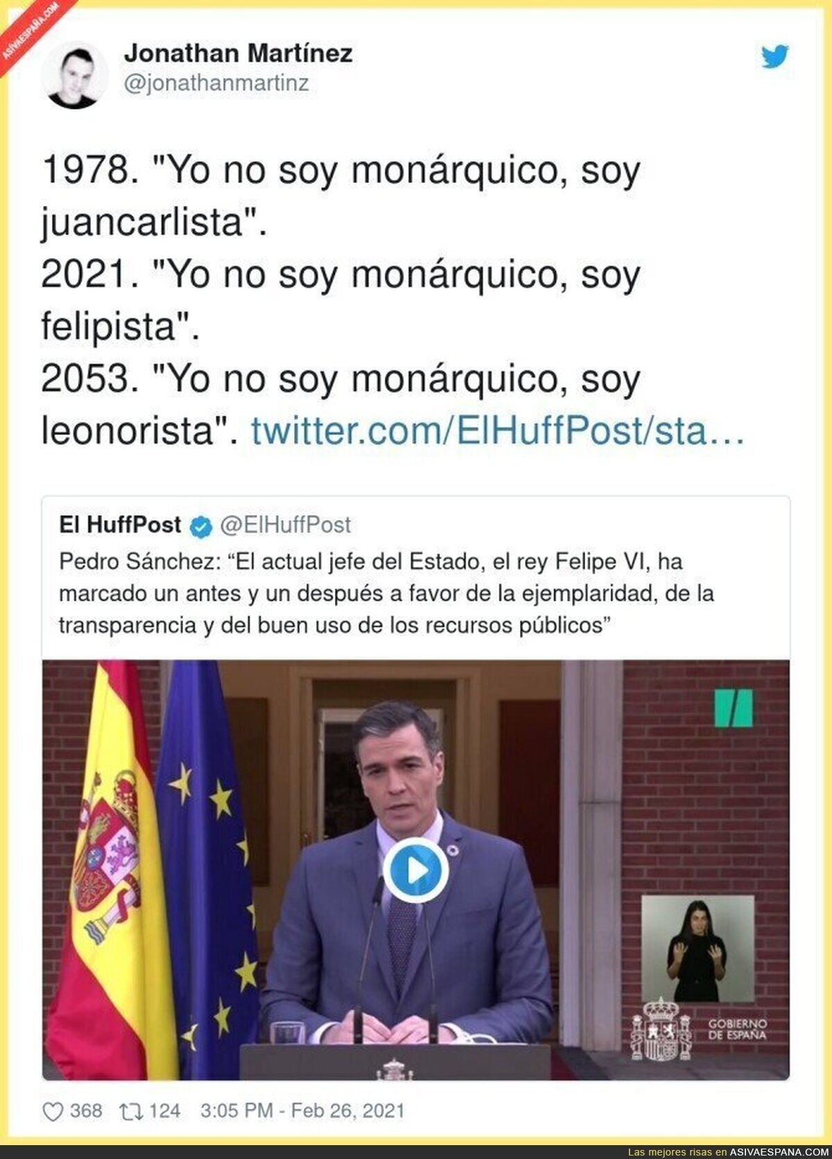 La Monarquía no tiene sentido en España desde hace mucho