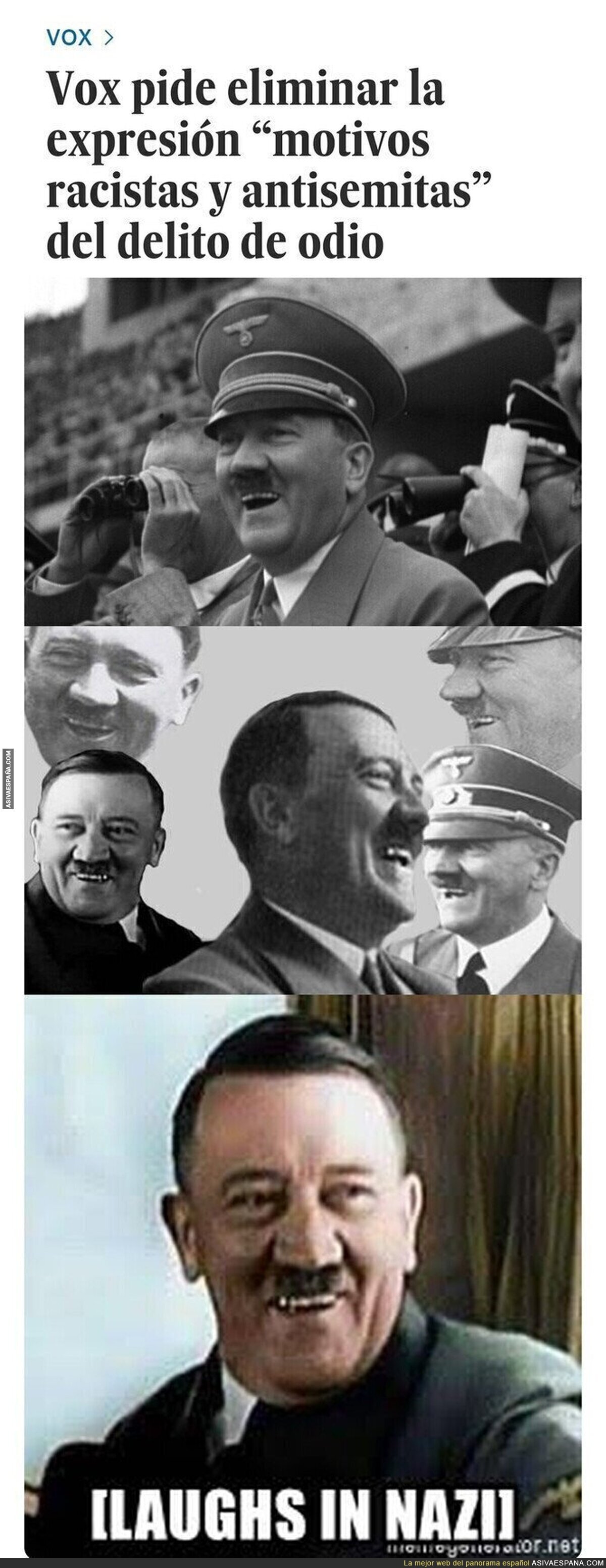 Hitler se lo está pasando en grande con VOX