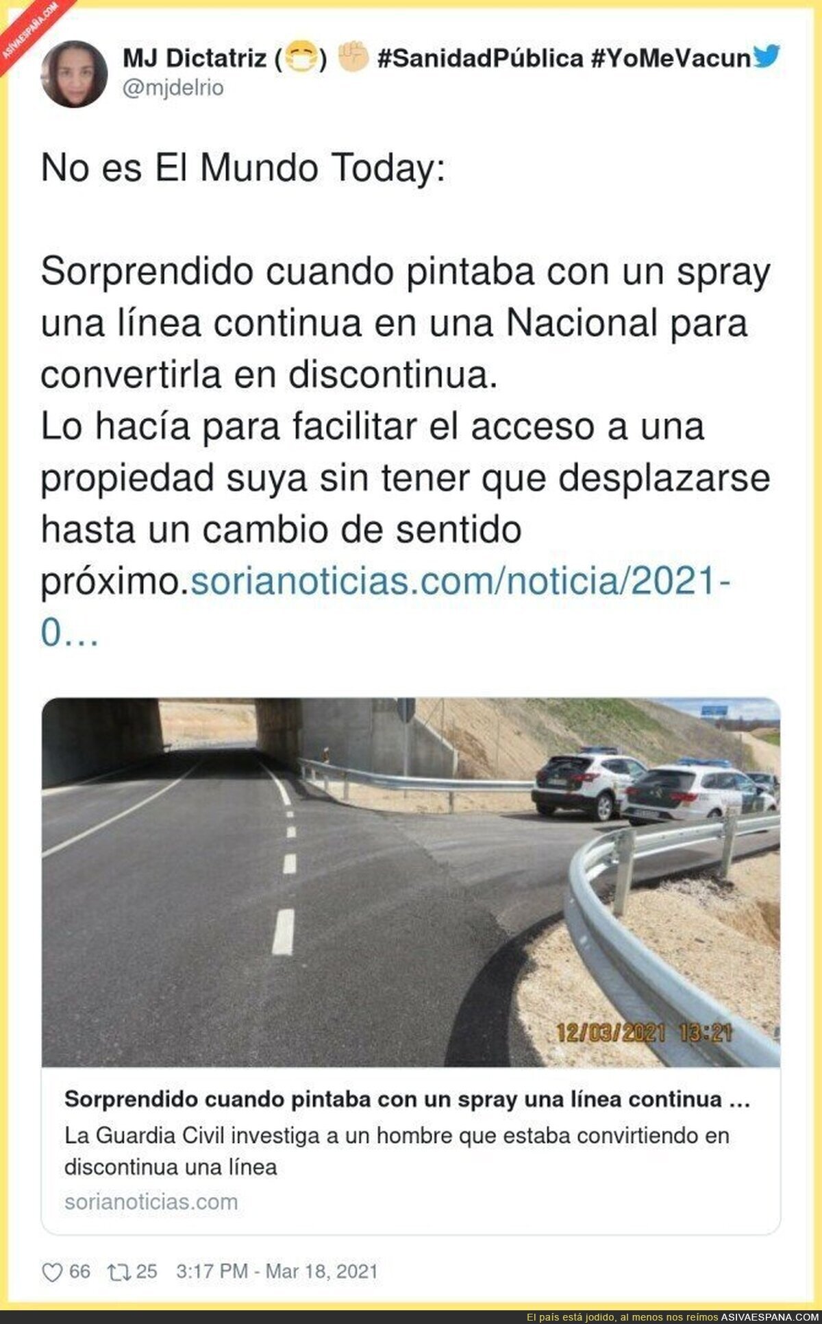 Lo que faltaba por ver en carreteras españolas
