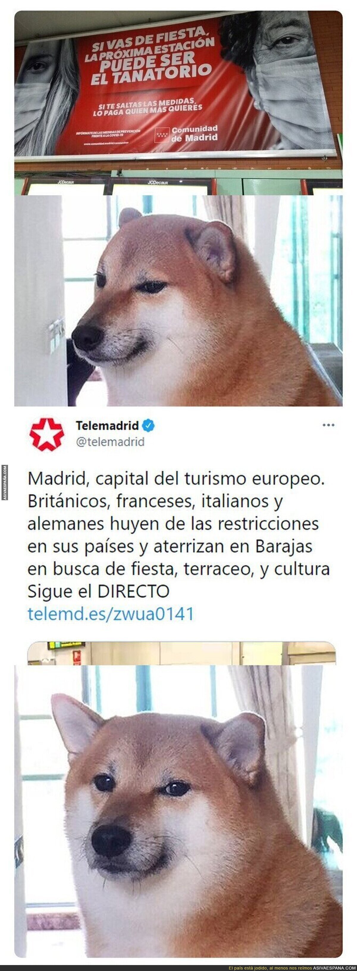 Madrid está en total descontrol