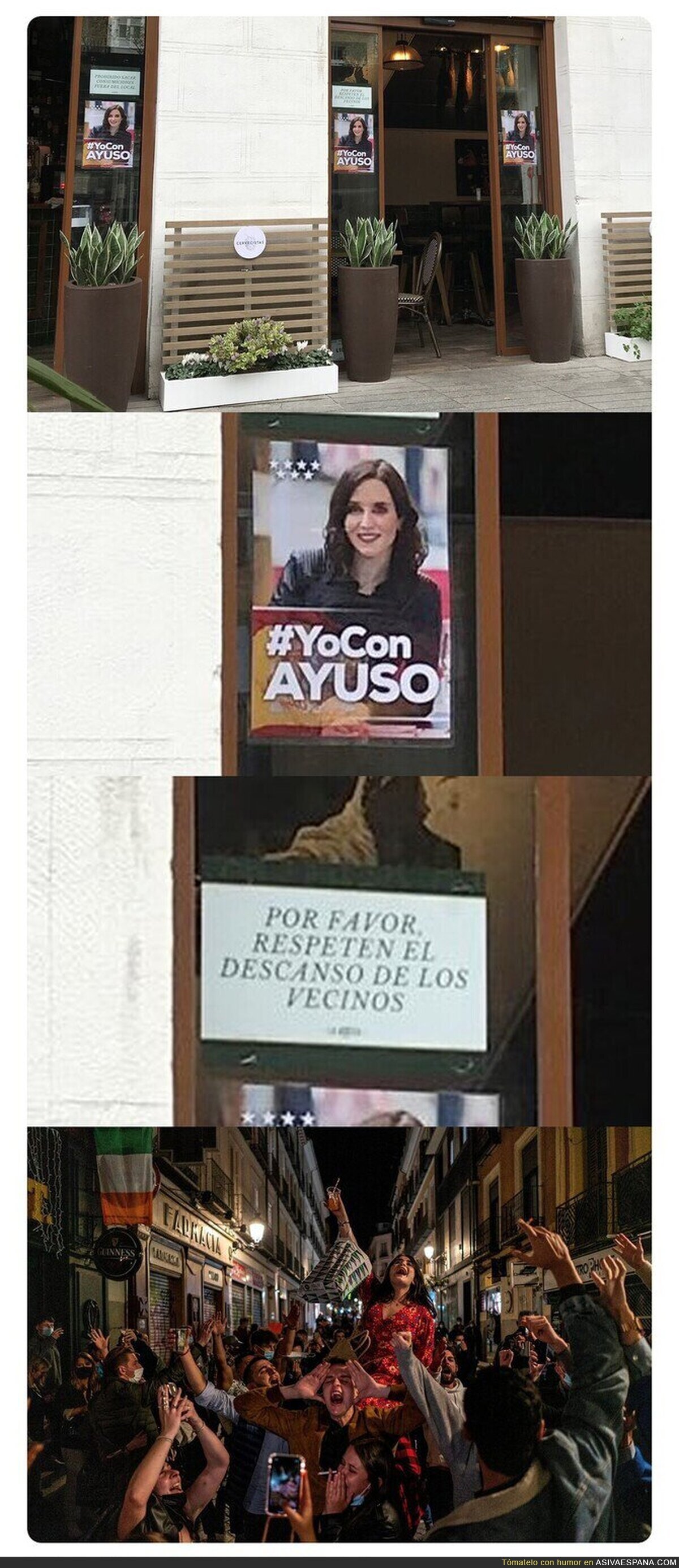 Con Ayuso y sus turistas no se puede descansar