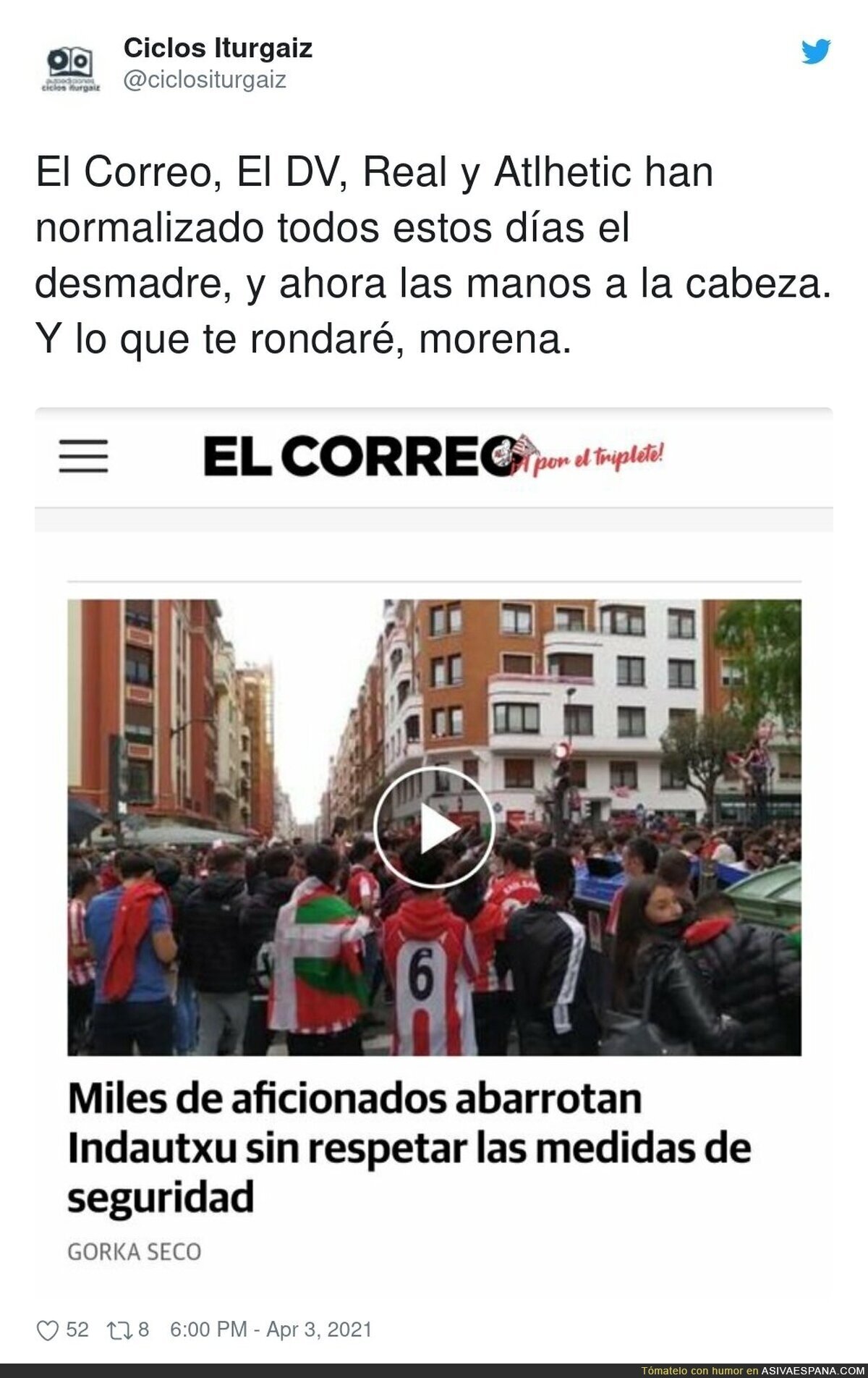 ¿Medidas de seguridad? ¿Qué era eso? Déjame en paz, que son vacaciones