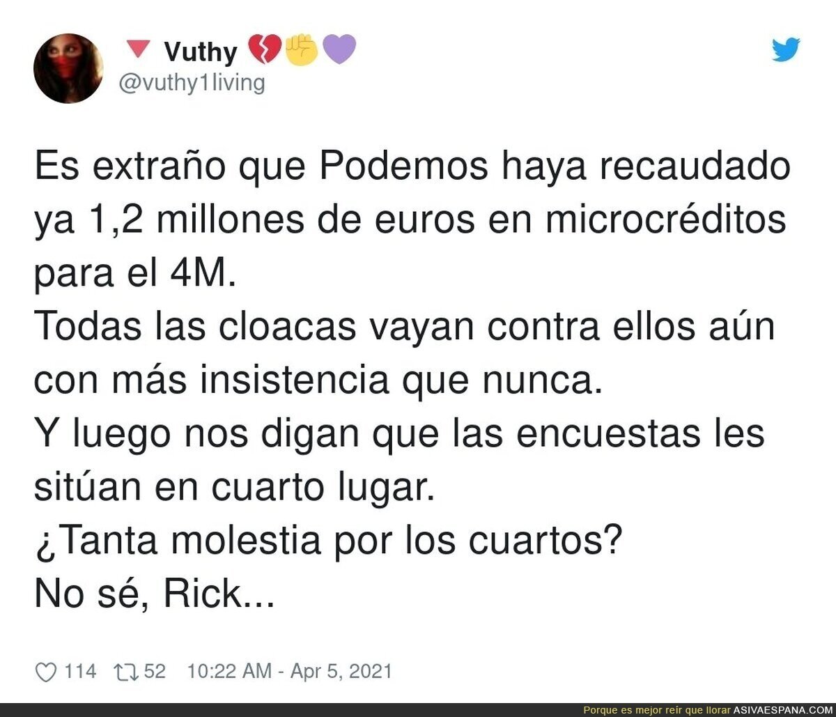 La gente cree más que nunca en Podemos