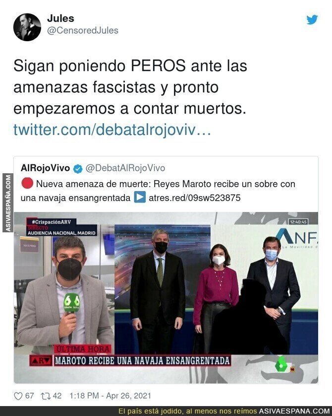 Menudo peligro... y nadie hace nada