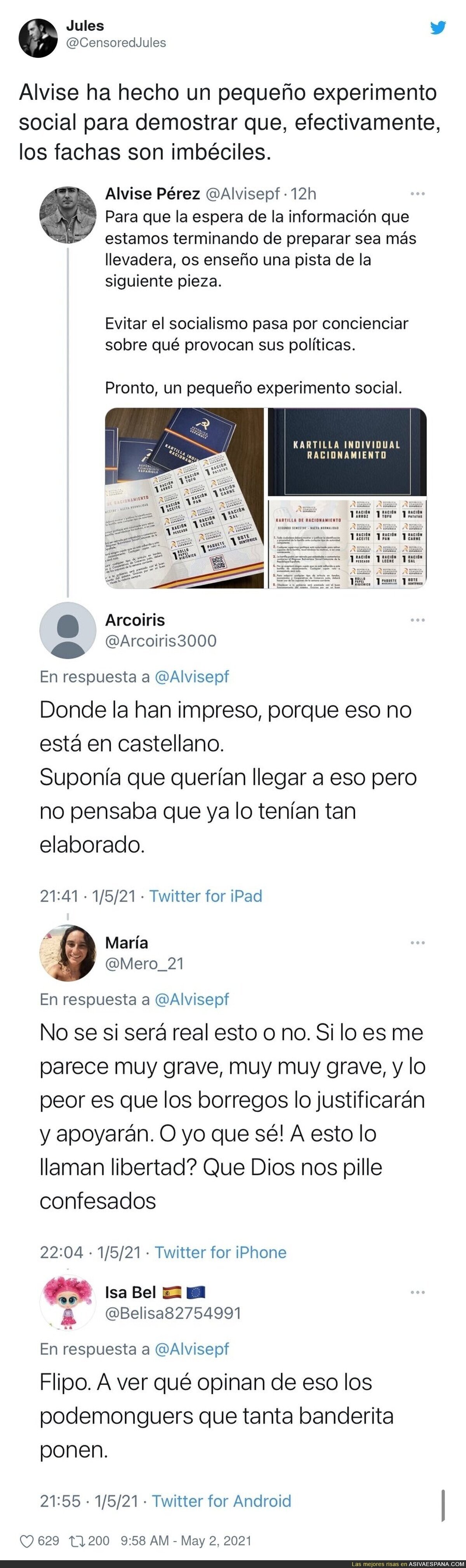 Alvise hace el ridículo y le siguen todos sus seguidores creyéndose el bulo