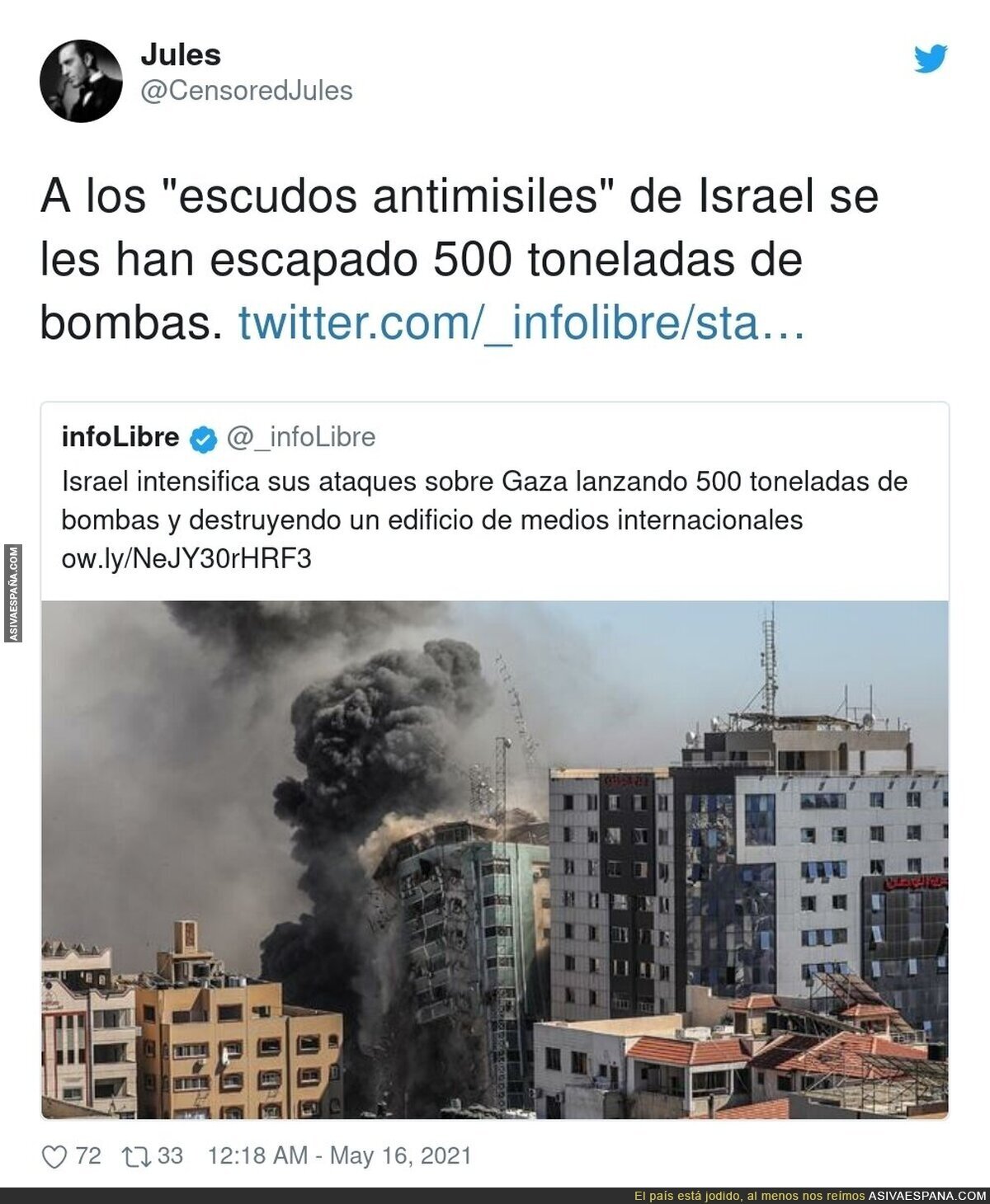 Un descuido de Israel