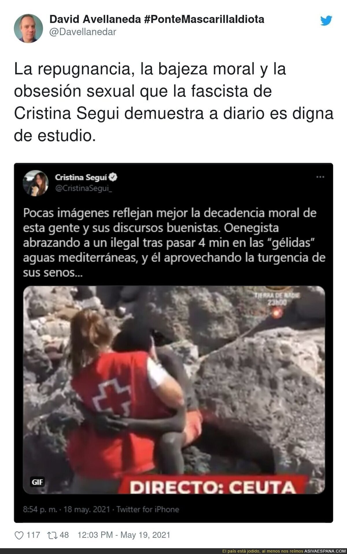 Cristina Seguí ha tocado fondo