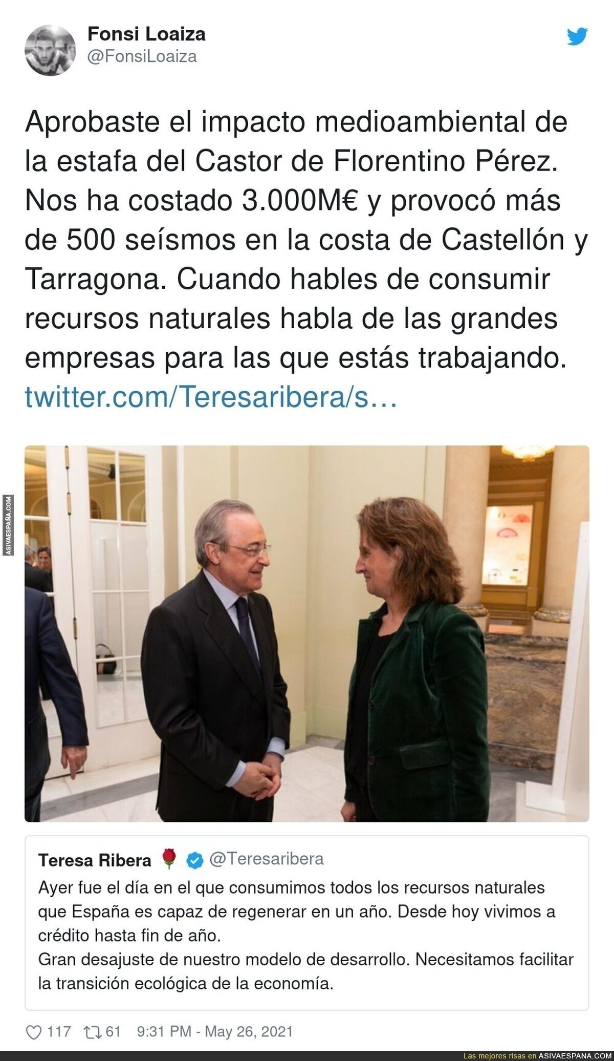 Teresa Ribera tiene mucho que callar