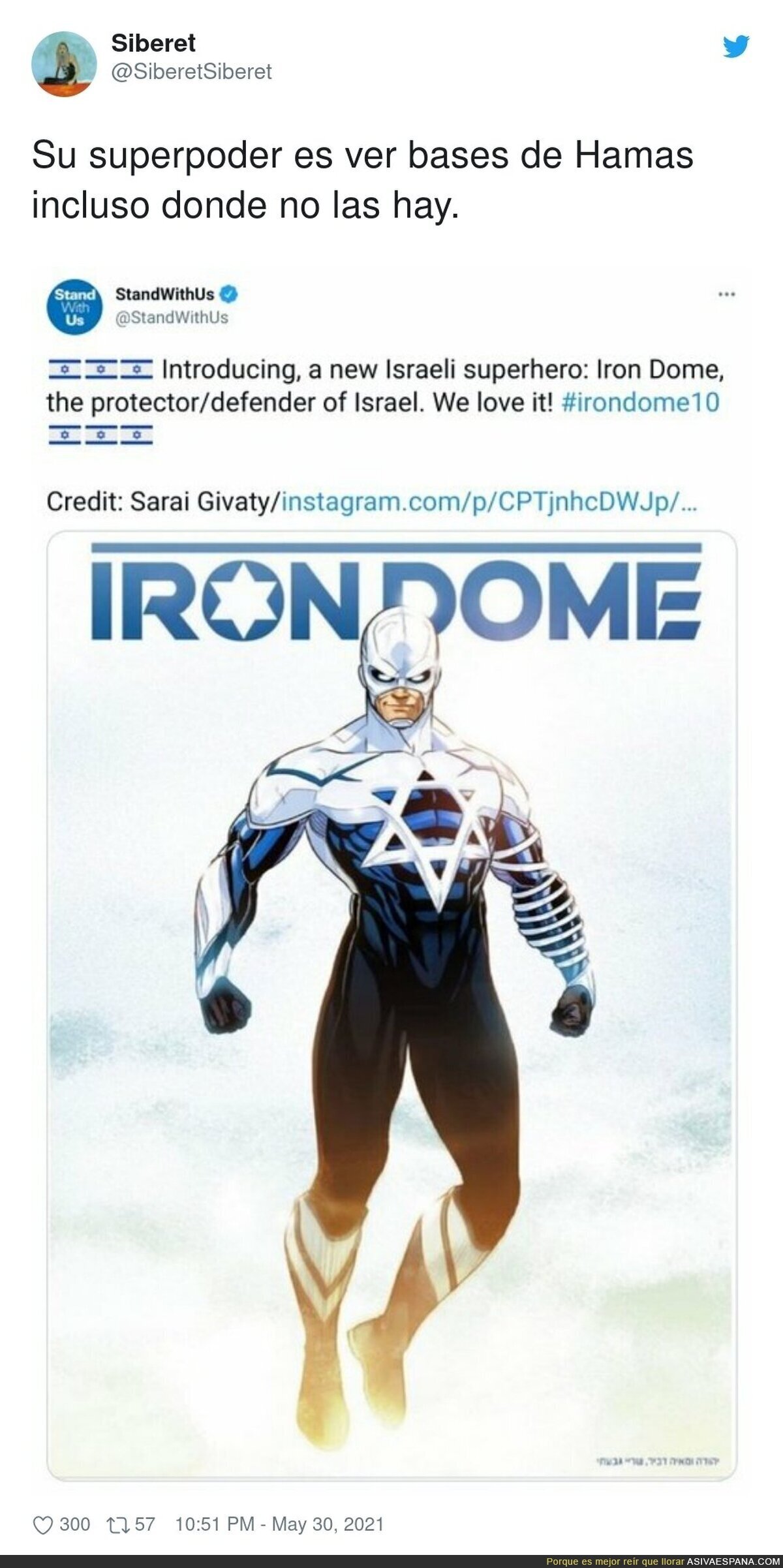 El superhéroe de Israel