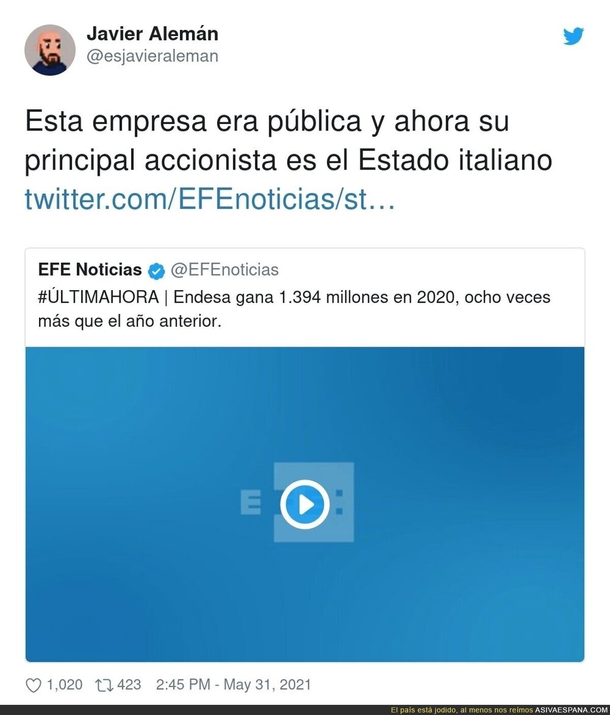 Las ganancias de Endesa en plena pandemia