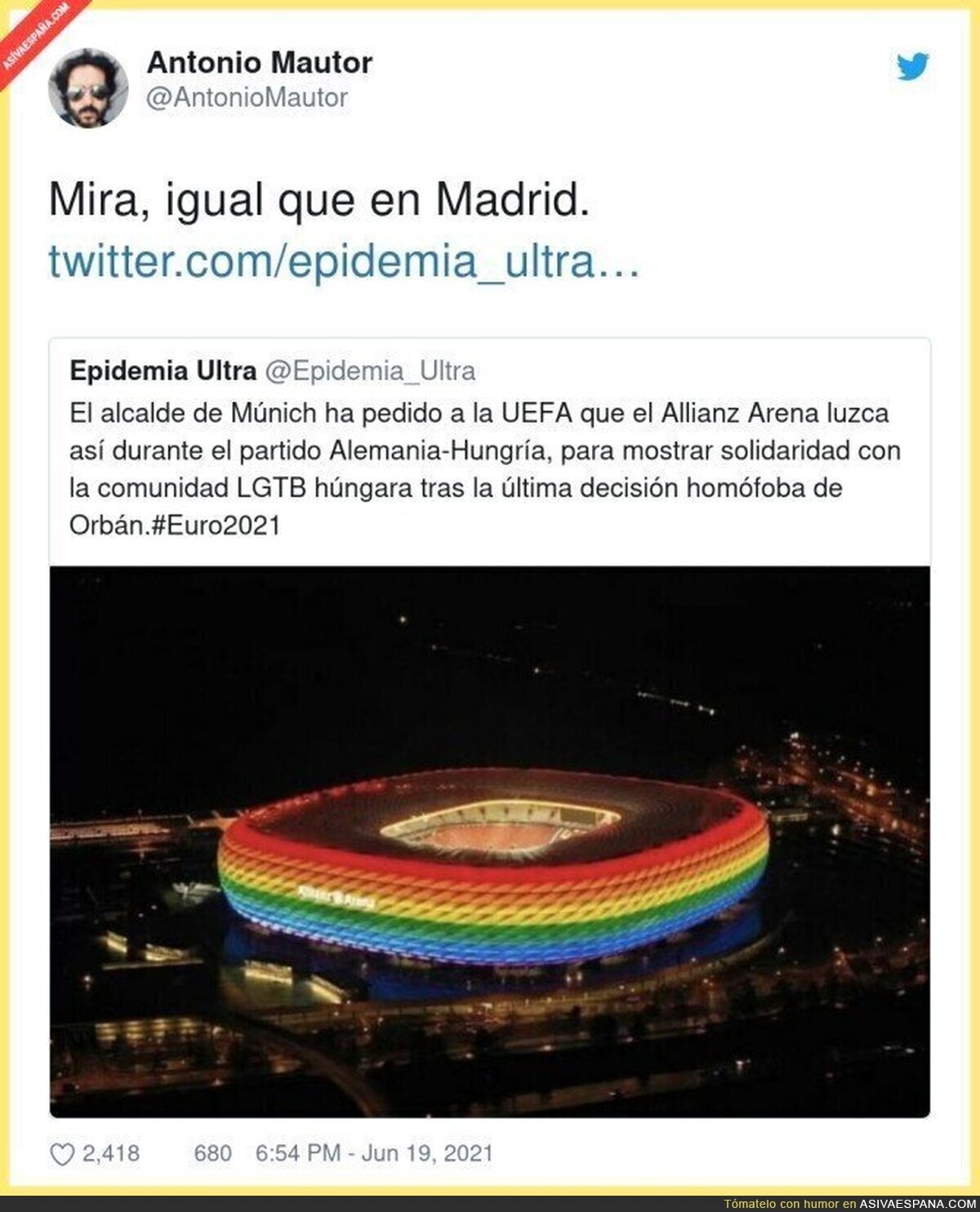 En Madrid pondrían las luces con la bandera de España de Navidad