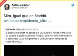 En Madrid pondrían las luces con la bandera de España de Navidad