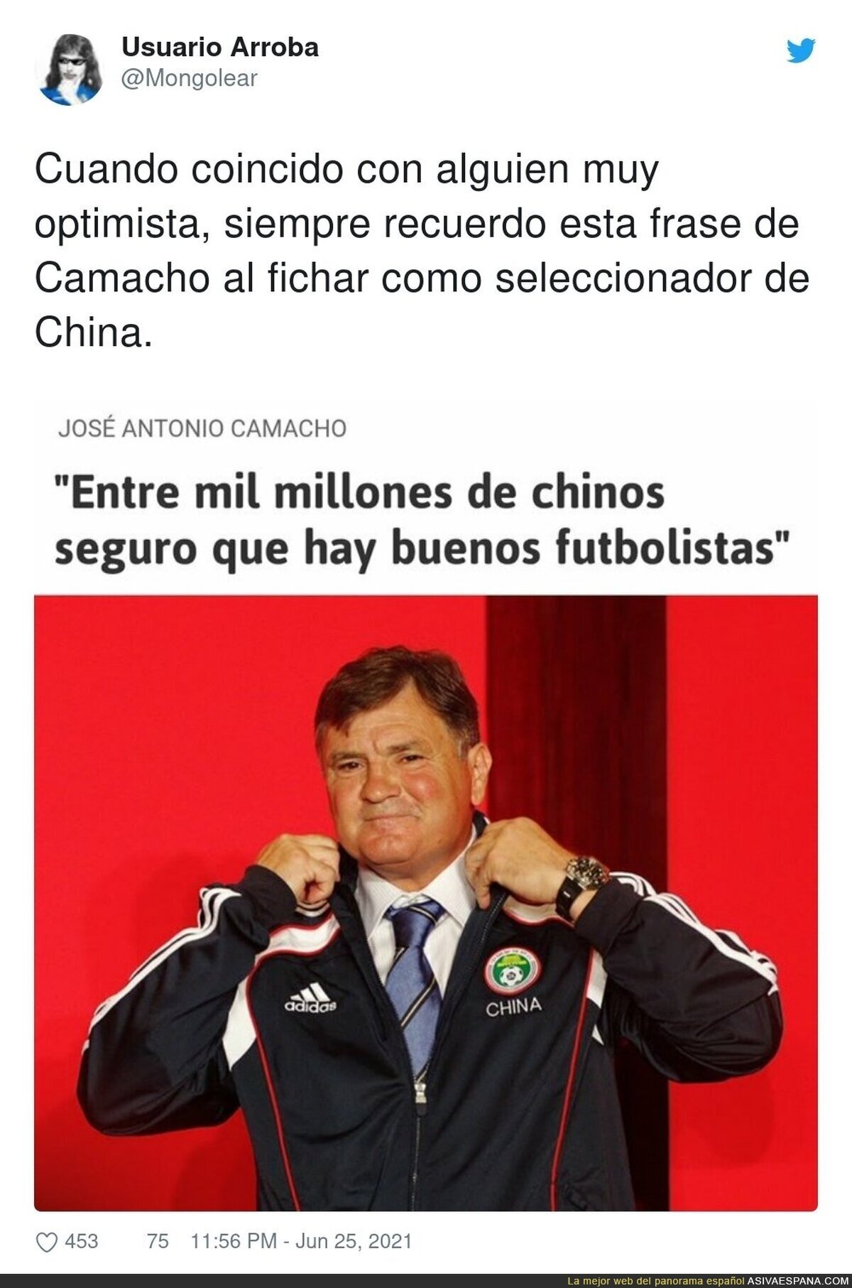 El optimismo de Camacho