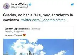 Leonor Watling agradece el apoyo
