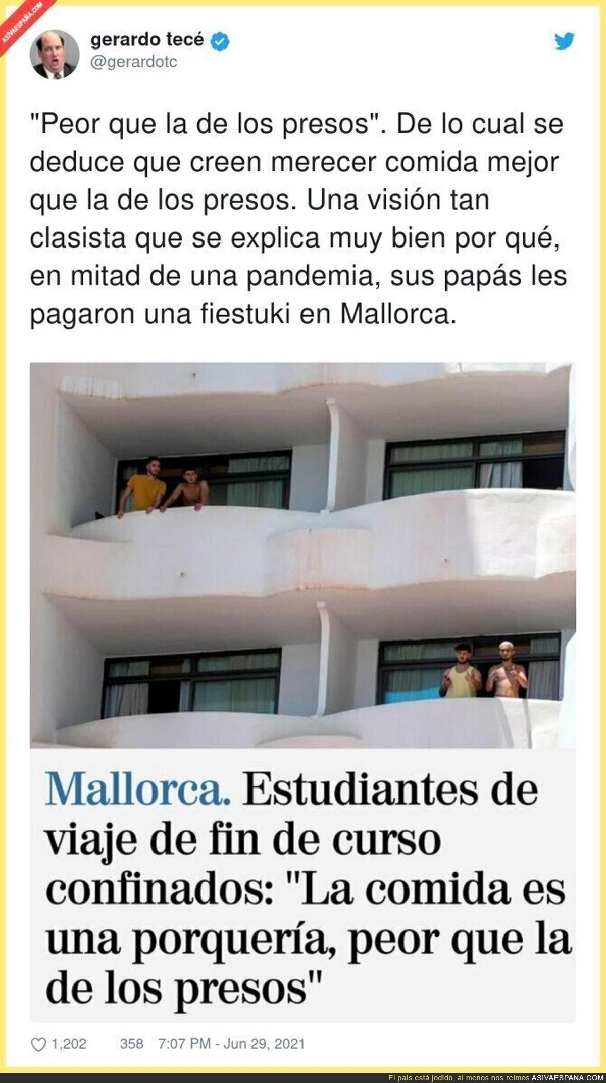 Las barbaridades que sueltan los niñatos de Mallorca
