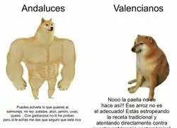 Diferencias entre andaluces y valencianos
