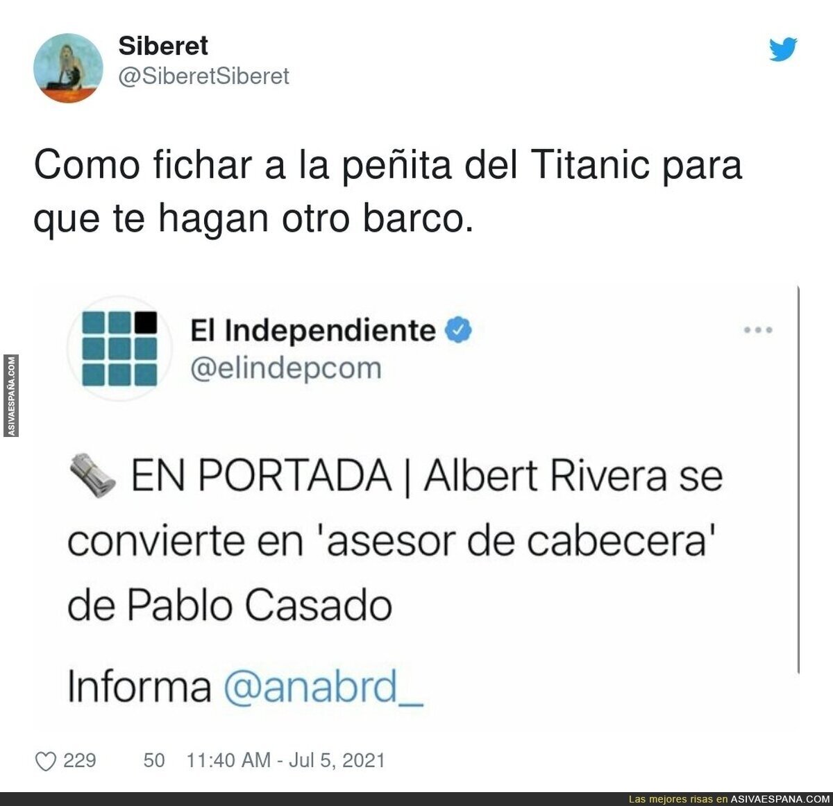 Albert Rivera se pasa al PP
