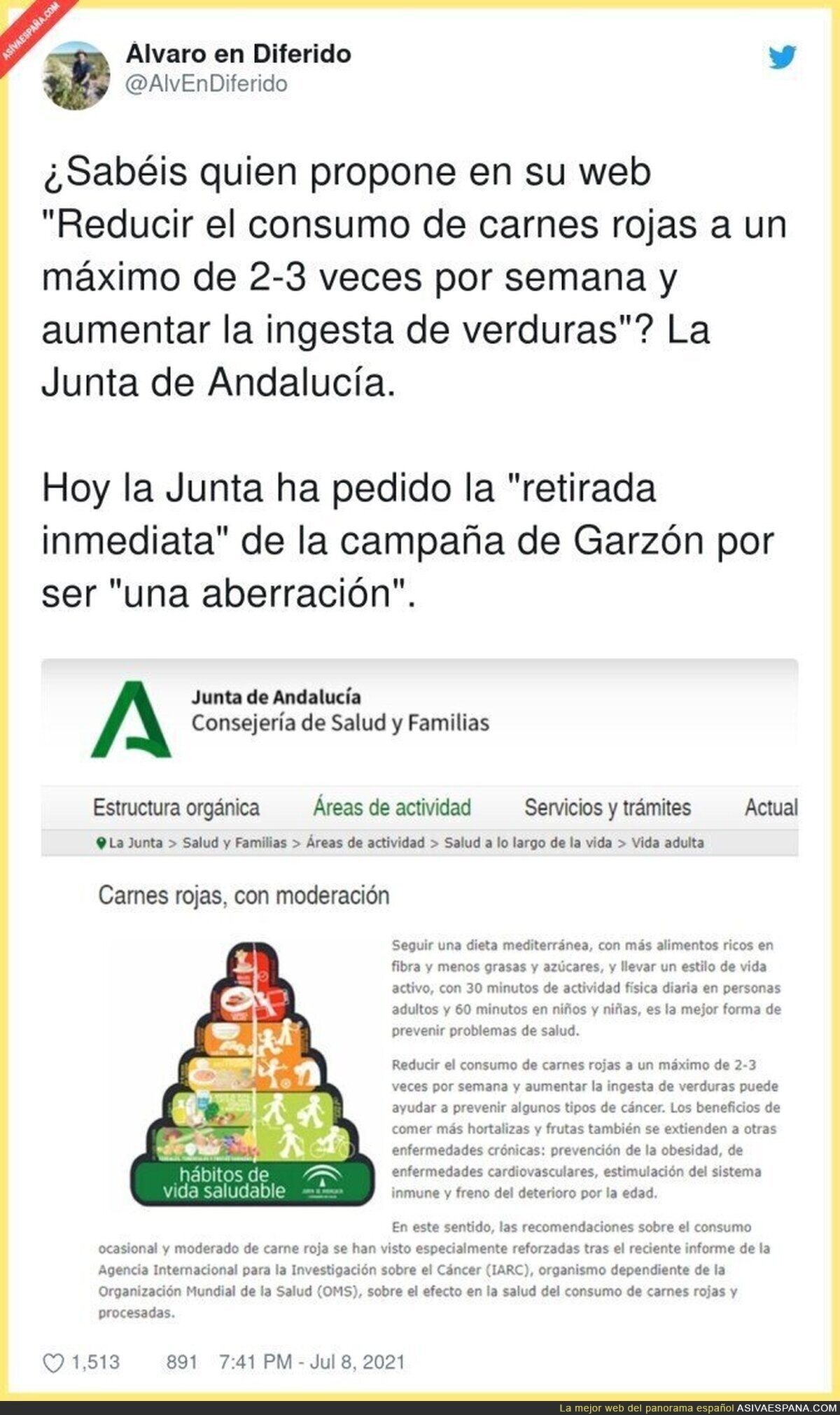 La desvergüenza total de la Junta de Andalucía cuando ellos proponen lo mismo que Alberto Garzón