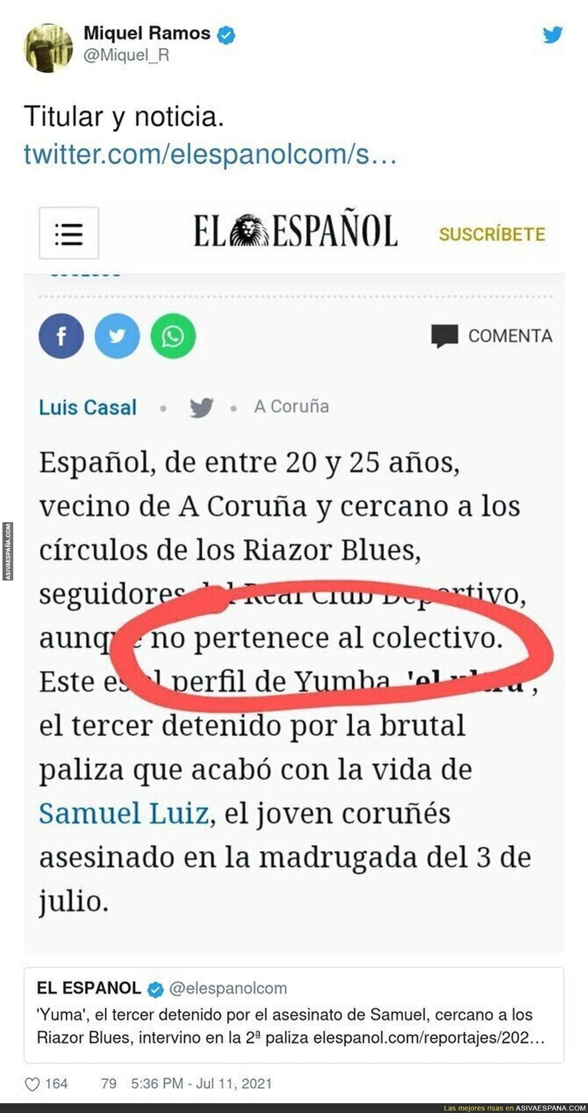 Así intentan llamar la atención con un titular y en la noticia lo desmienten