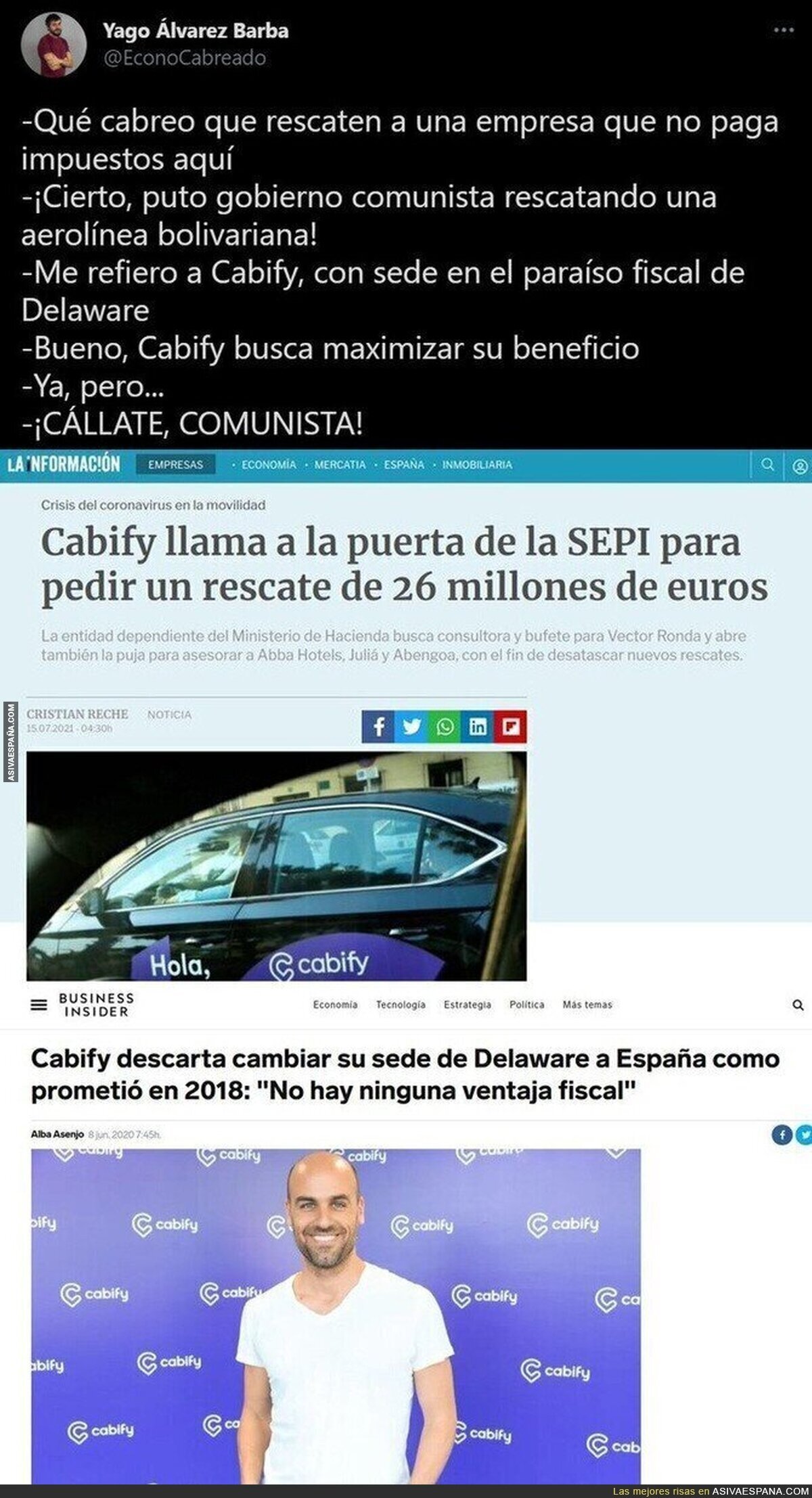 Cabify en busca del rescate español