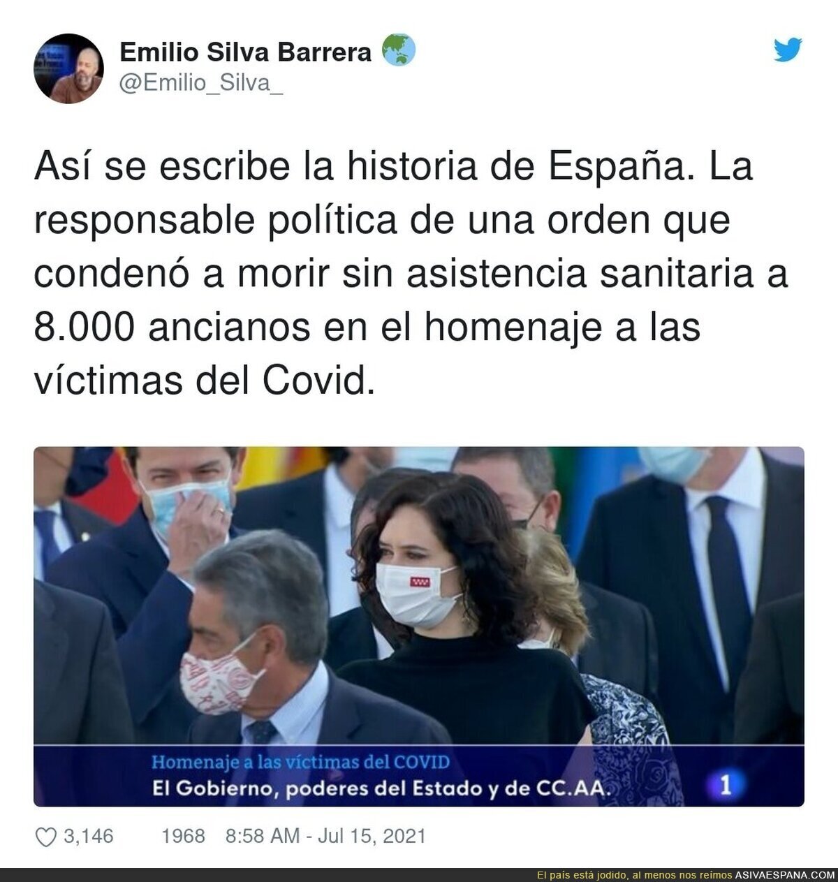 Pobres víctimas del COVID...