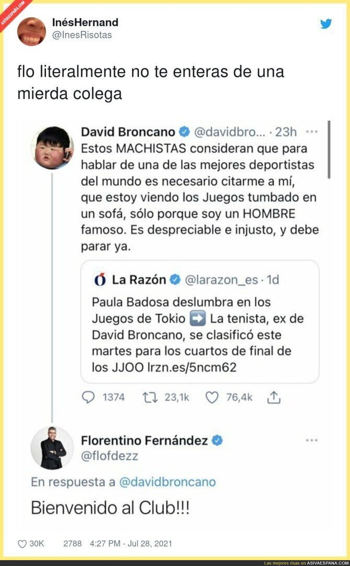 Florentino Fernández y su ridículo más espantoso