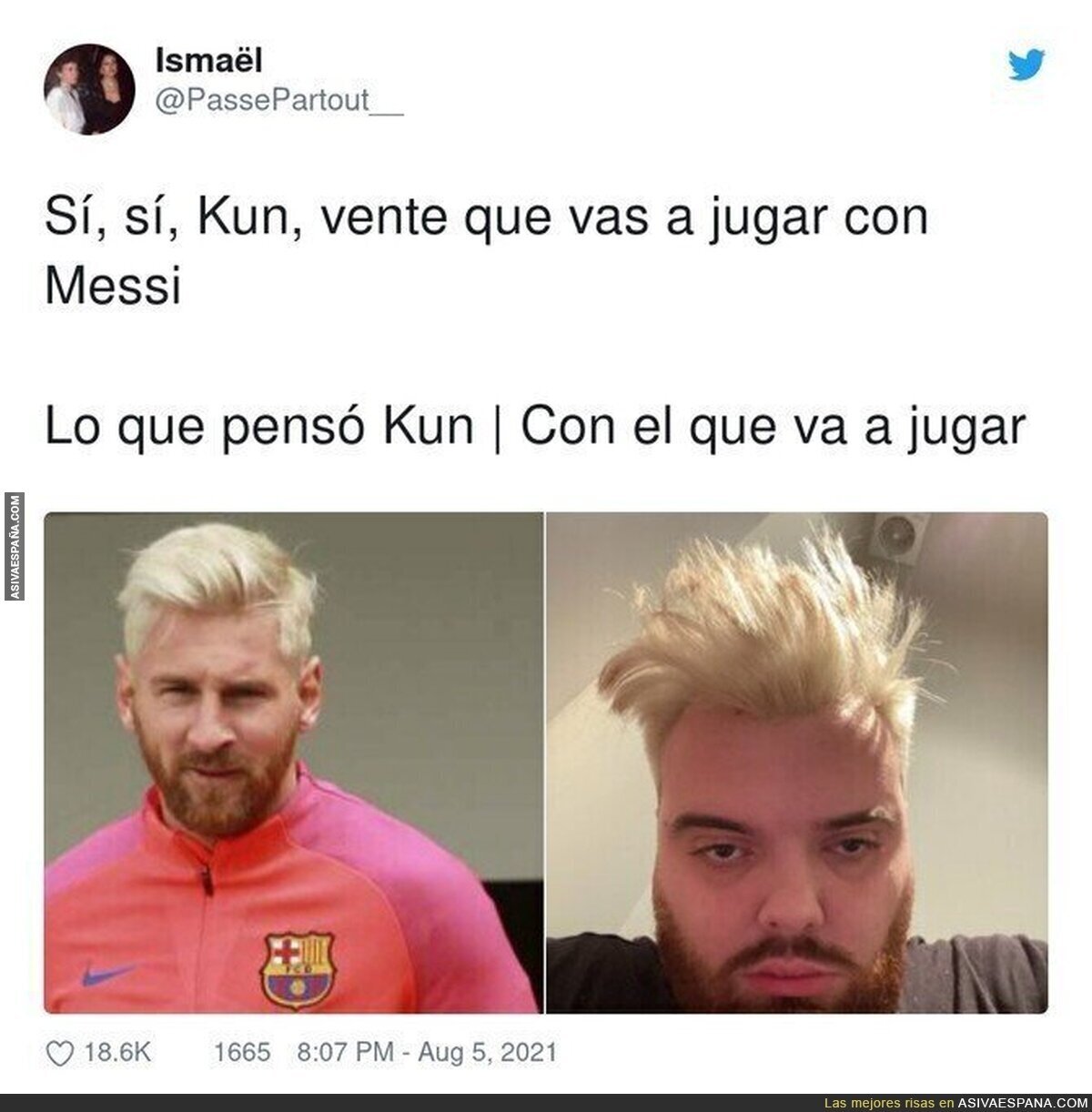 El Kun es el gran perdedor de la historia con Messi fuera del Barça