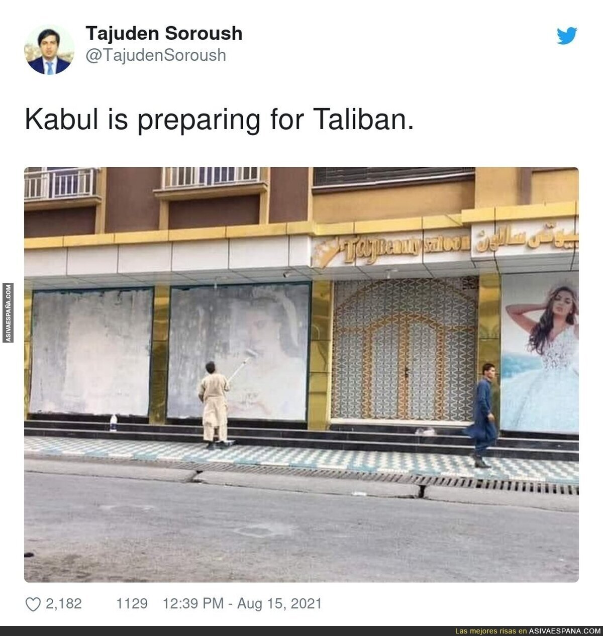 Pues esto es Kabul ahora...