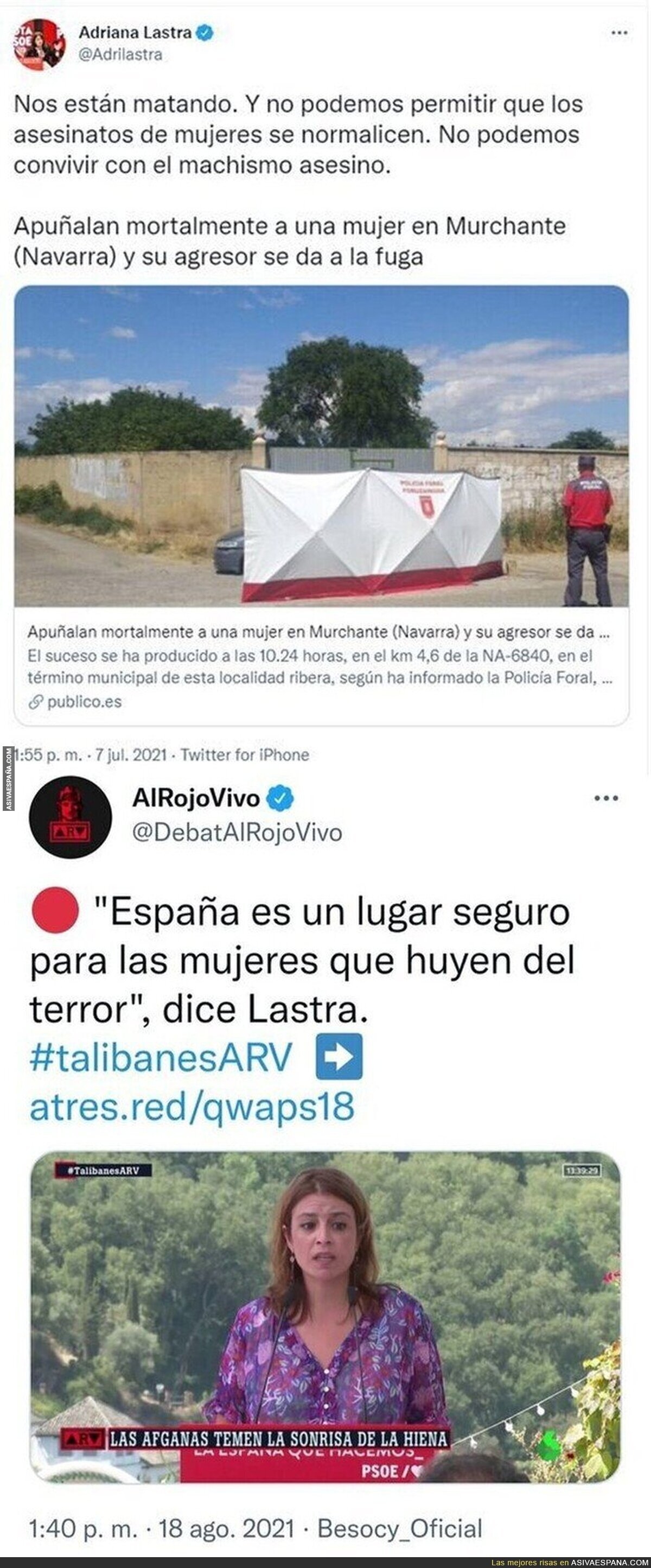 Cuéntame esto Adriana Lastra...