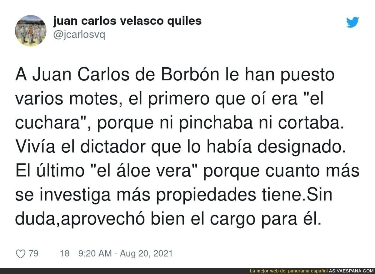 Los motes de Juan Carlos