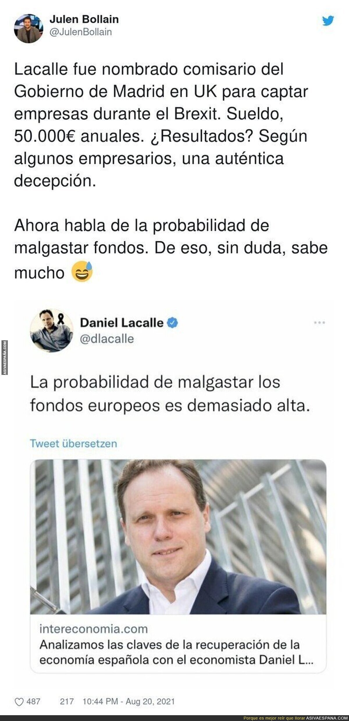 La gran estafa de Daniel Lacalle