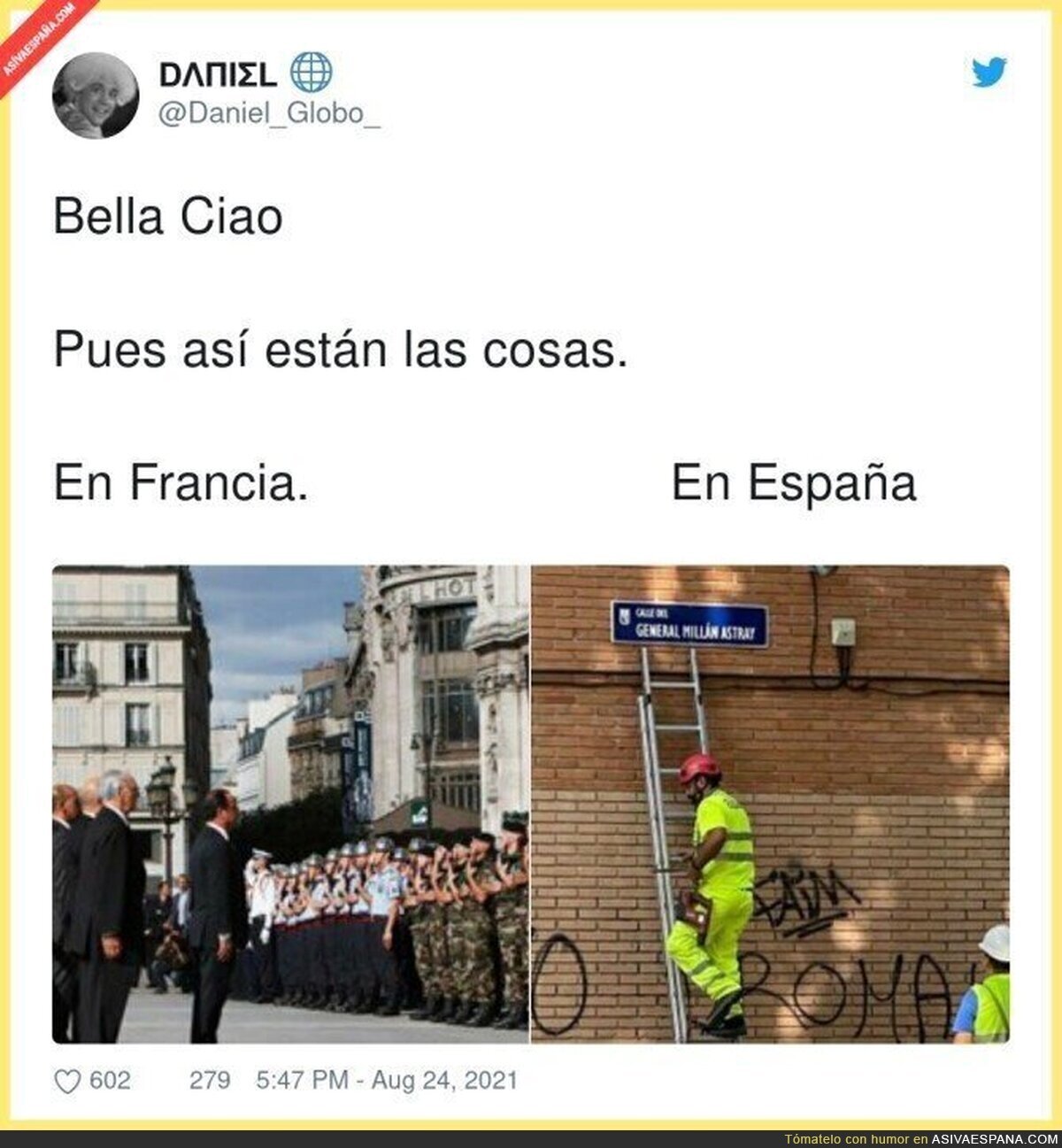 Diferencias más que claras entre Francia y España
