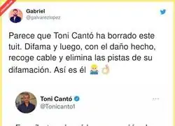 Así es la poca vergüenza de Toni Cantó