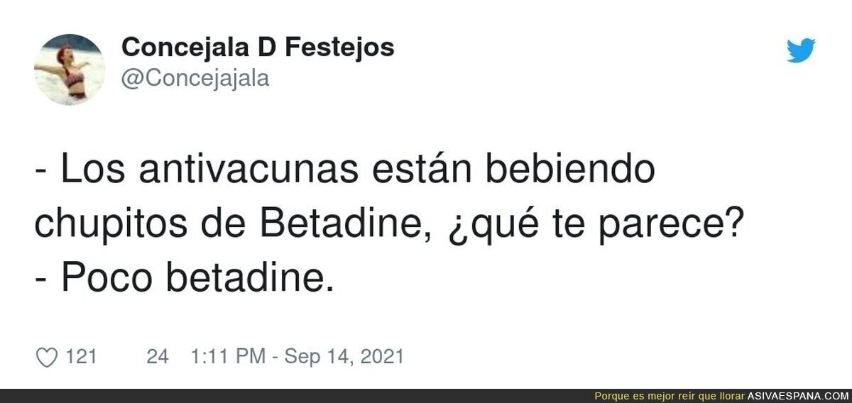 Tremendo, por @Concejajala