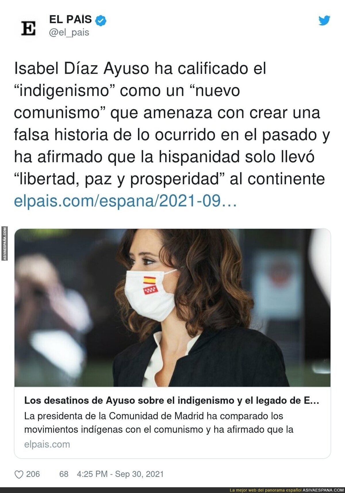 El nivel de Isabel Díaz Ayuso no puede ser más lamentable