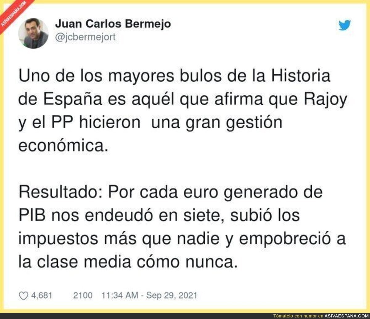 La gran mentira del gobierno de Rajoy